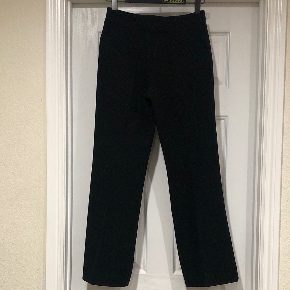 Black Women's Dress Pants - Slight Flare Leg - Picture 8 of 11